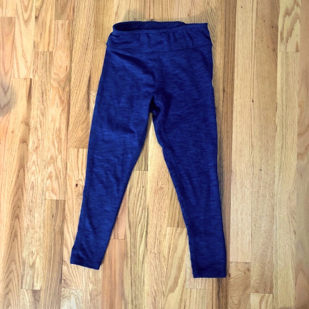 7/8 purple blue leggings
